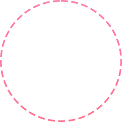 Gradient Pink Dotted Circle