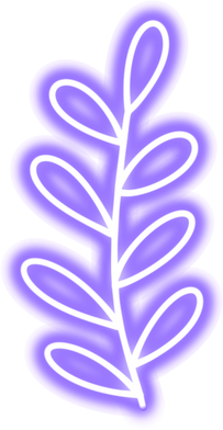 Purple neon leaf foliage botanical