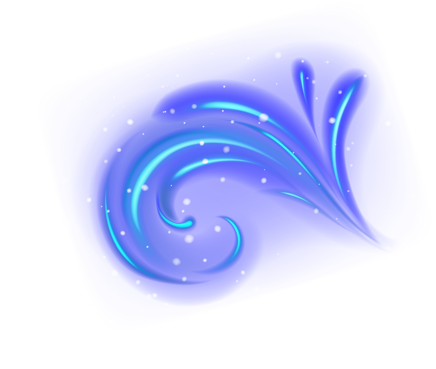 Blue Light Swirl