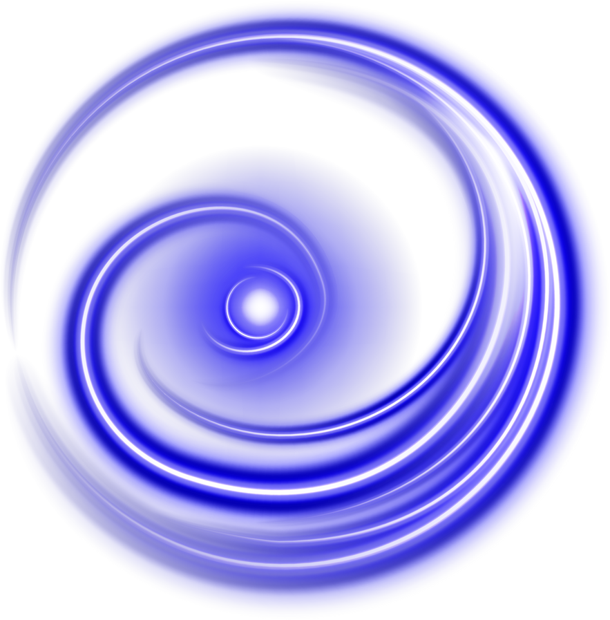Blue Flash Swirl