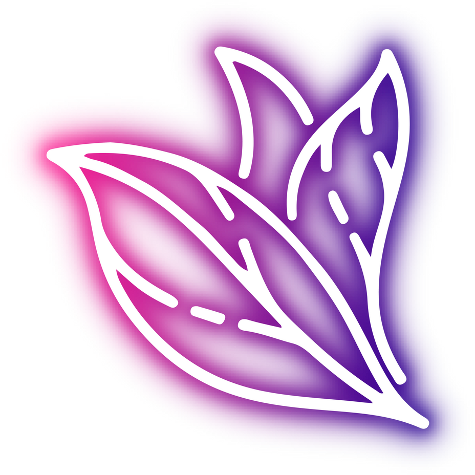 Set of Plant neon
